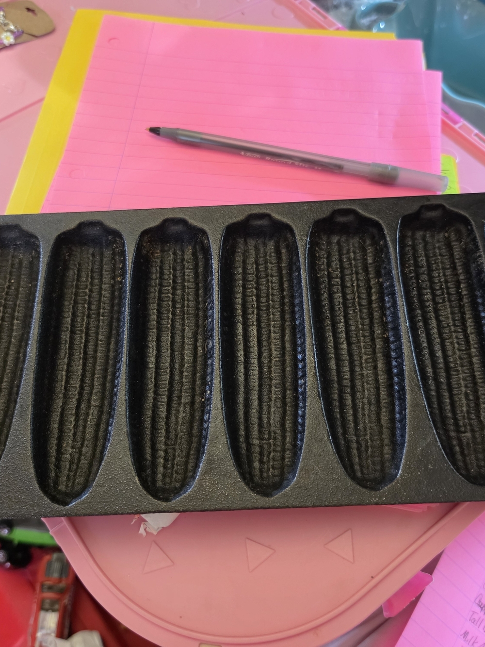 AT-1 Black Corn-Shaped Nonstick Baking Mold Tray